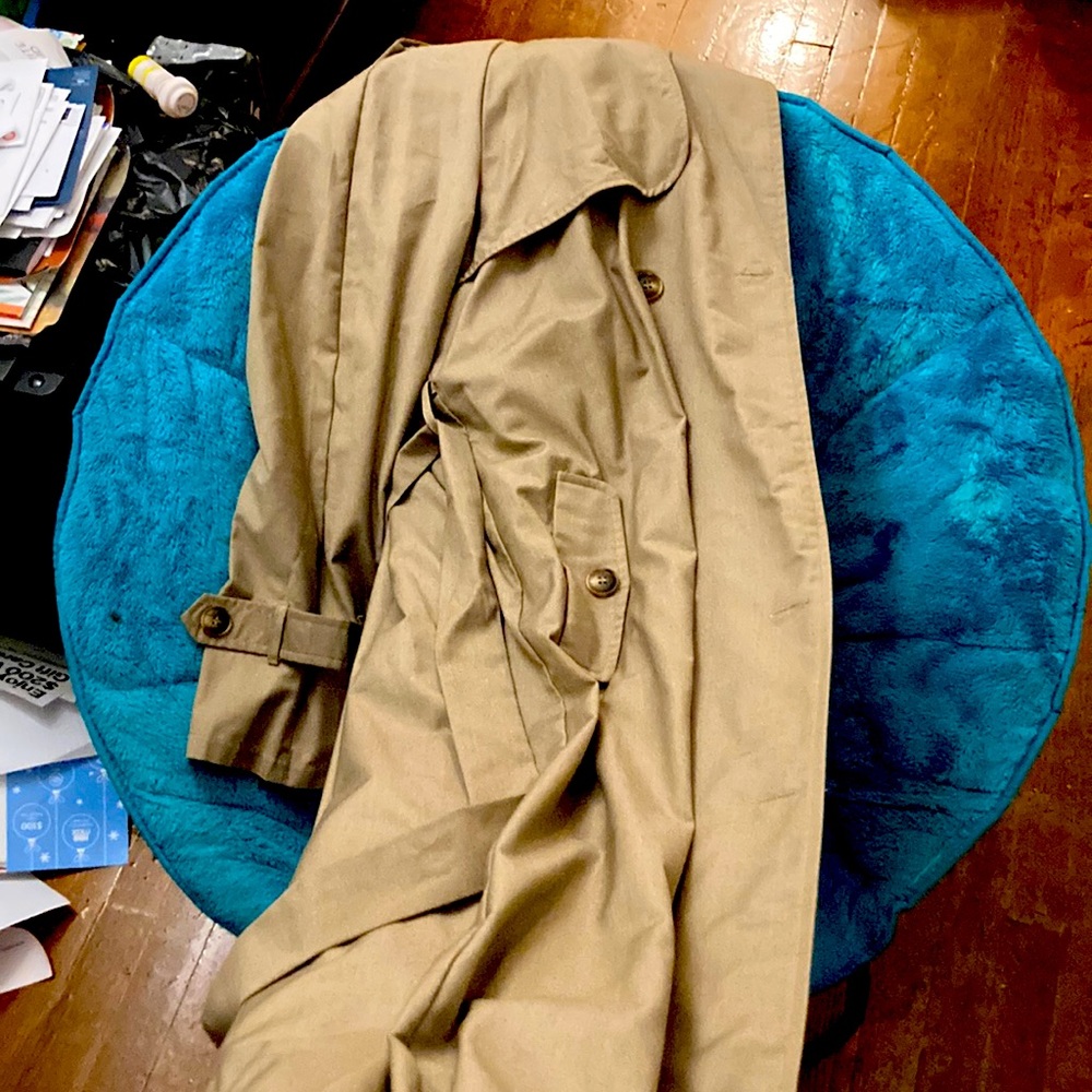 This is a medium sized long blazer jacket perfect for the fall and winter.